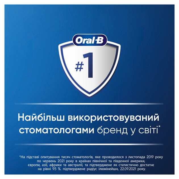 Электрическая зубная щетка Oral-B Pro Series 1 Голубая (8001090916464) - изображение 5