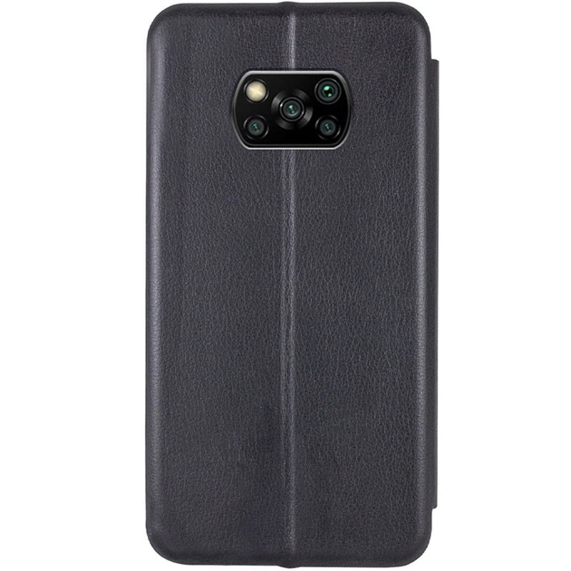 Шкіряний чохол (книга) Classy для Xiaomi Poco X3 NFC Чорний - зображення 2