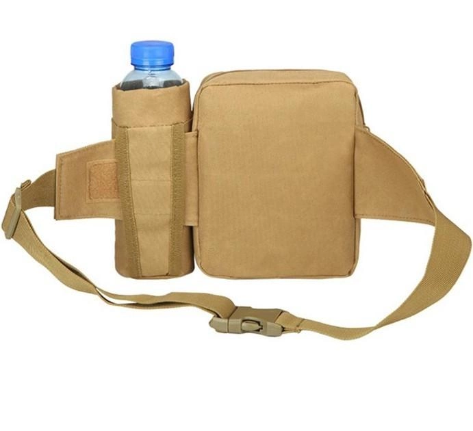 Тактична сумка на пояс міська Tactical підсумок з кишенею під пляшку Койот (1026-coyote) - зображення 2