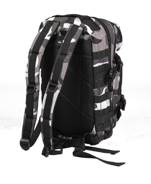 Рюкзак тактичний 20Л Чорно-білий Mil-Tec US ASSAULT PACK SM URBAN (14002022-20) - изображение 2