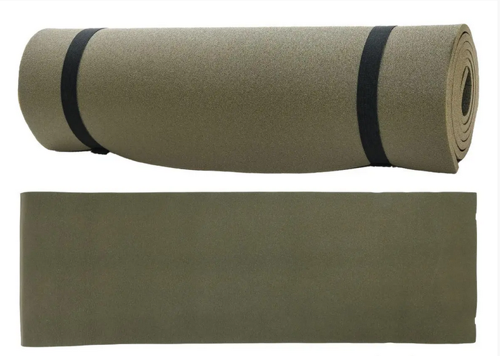 Каремат американський Mil-Tec килимок 190х61х1см Olive (14421000) - Фото 1 Каремат американський Mil-Tec килимок 190х61х1см Olive (14421000) - зображення 1