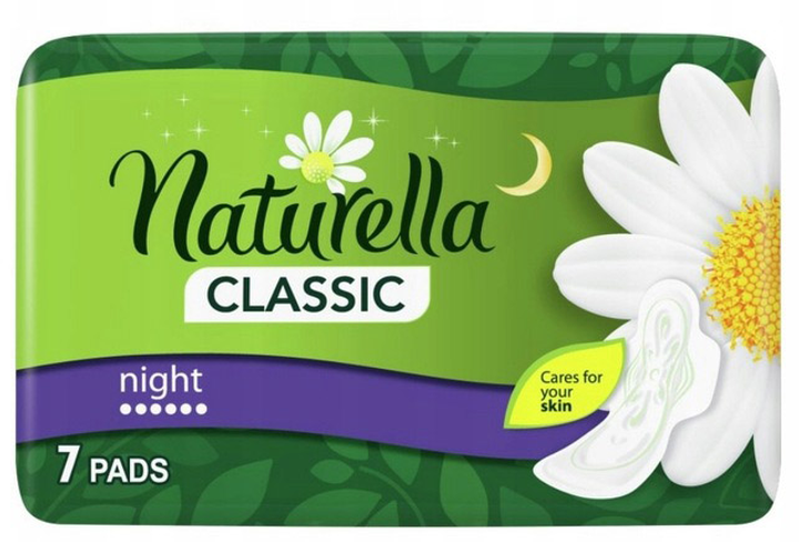 Гігієнічні прокладки Naturella Classic Night (Розмір 4) 7 шт (4015400437543) - зображення 1