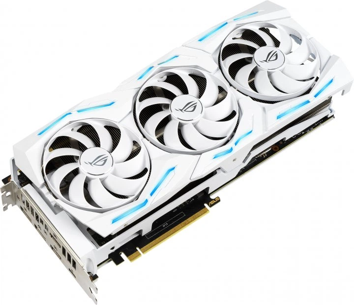 Видеокарта Asus GeForce RTX 2080 Ti ROG Strix OC White Gaming 11GB GDDR6 (352bit) (1350/14800) (ROG-STRIX-RTX2080TI-O11G-WHITE-GAMING) Б/У - изображение 2