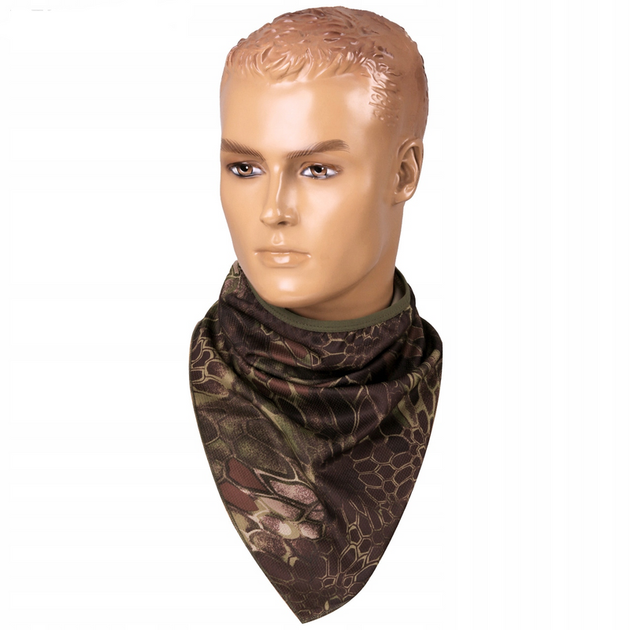 Шарф-маска Баф тактичний Mil-tec One Size Мандра-вуд FACE SCARF MANDRA WOOD (12621084) - зображення 4