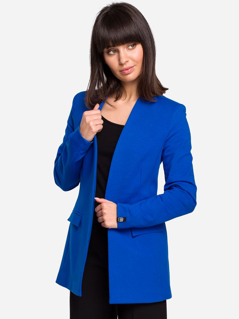 Піджак подовжений жіночий BeWear B102 87147 M Royal Blue (5903068433481) - зображення 1