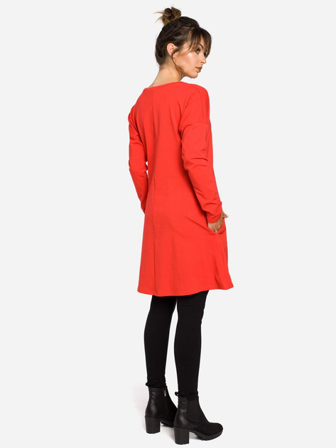 Sukienka tunika damska BeWear B042 86909 2XL-3XL Czerwona (5902041192063) - obraz 4