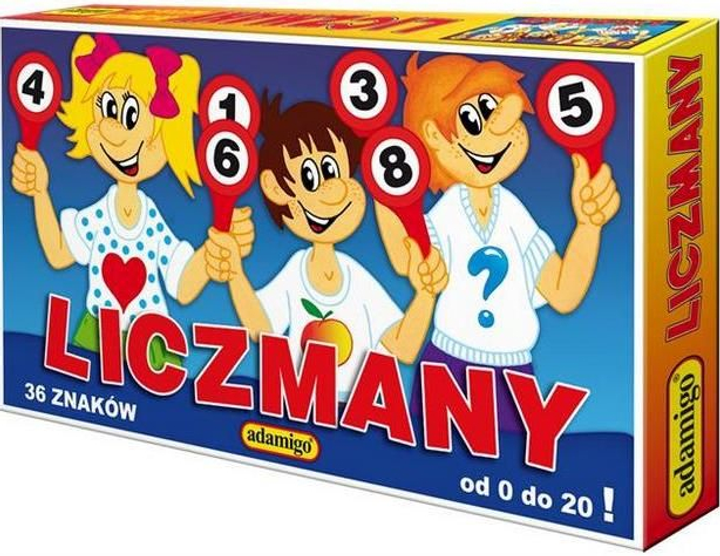 Gra edukacyjna Adamigo Liczmany i patyczki (5902410003631) - obraz 1