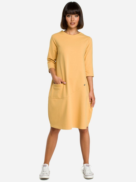 Плаття BeWear B083 87069 2XL Yellow (5903068416996) - зображення 1