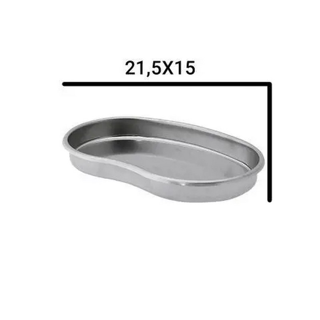 Металлический лоток для стерилизации инструментов, 21,5*15*2,5 см - изображение 1