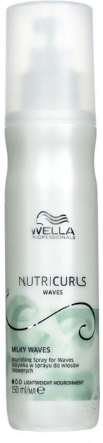 Молочко для волосся Wella Nutriculs Milky Waves Nourishing Spray For Waves 150 мл (3614228800709) - зображення 1