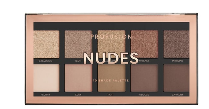 Тіні для повік Profusion Nudes 10 Shades 21 г (656497001718) - зображення 1