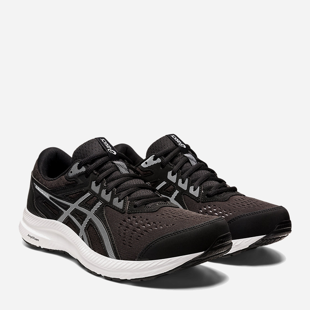 Чоловічі кросівки для бігу ASICS Gel-Contend 8 1011B492-002 44 (10US) 28 см Чорний/Білий (4550455595614) - зображення 2