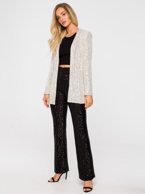 Marynarka damska Made Of Emotion M724 L Champagne (5903887693509) - obraz 4