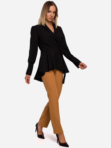 Marynarka damska Made Of Emotion M529 S Czarna (5903068490316) - obraz 3