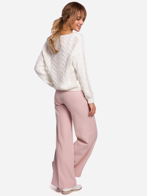 Pulower damski Made Of Emotion M510 L/XL Ecru (5903068466489) - obraz 4