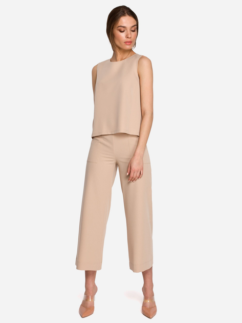 Bluzka damska elegancka Stylove S257 864467 L Beżowa (5903887624121) - obraz 3