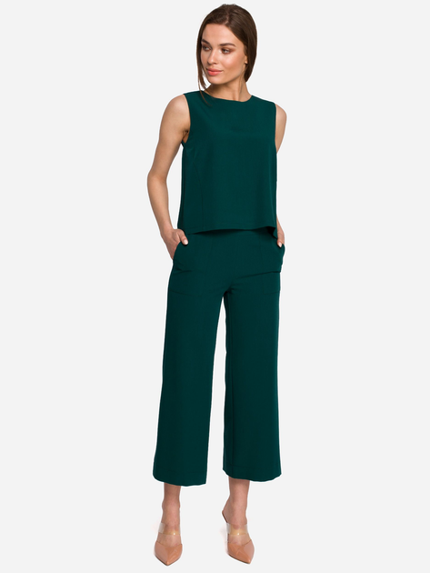 Bluzka damska elegancka Stylove S257 864469 L Zielona (5903887624220) - obraz 3