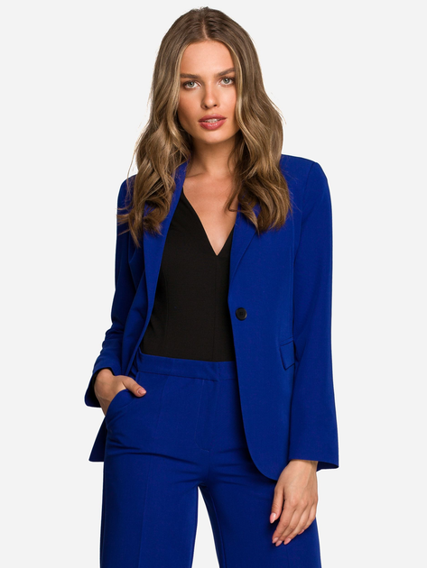 Піджак подовжений жіночий Stylove S310 1201273 S Royal Blue (5903887684965) - зображення 1