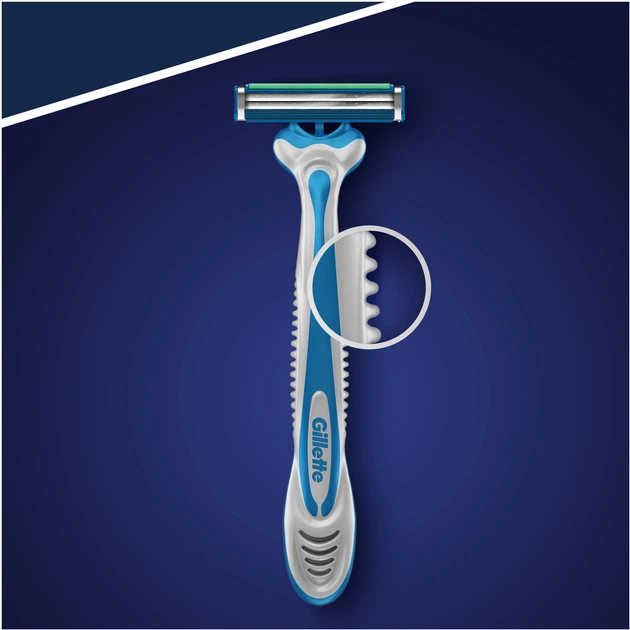 Одноразовые станки для бритья (Бритвы) мужские Gillette Blue 2 Max 8 шт (8700216169066) - изображение 6
