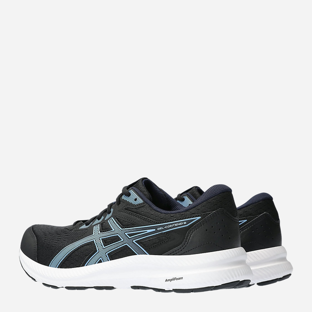Buty do biegania męskie ASICS Gel-Contend 8 1011B492-011 45 (11US) 28.5 cm Czarny/Granatowy (4550456740709) - obraz 3