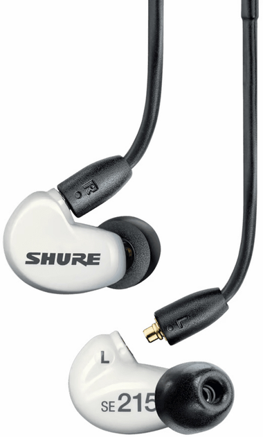 Навушники Shure Aonic 215 White (SE215DYWH+UNI-EFS) - зображення 2