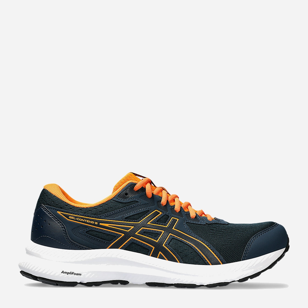 Чоловічі кросівки для бігу ASICS Gel-Contend 8 1011B492-407 44. 5 (10. 5US) 28. 2 см Синій/Помаранчевий (4550456737105) - зображення 1