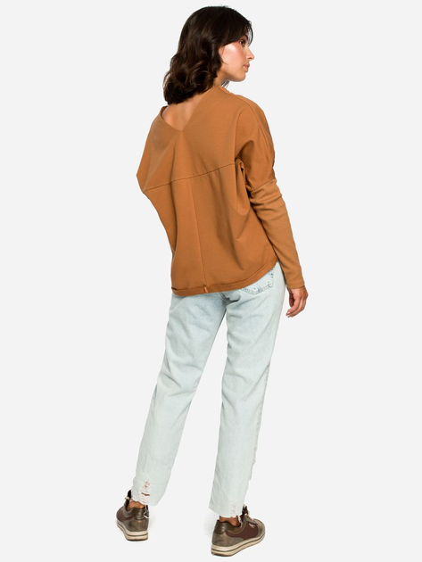 Bluza damska bez kaptura BeWear B094 87116 S-M Karmelowa (5903068424793) - obraz 4