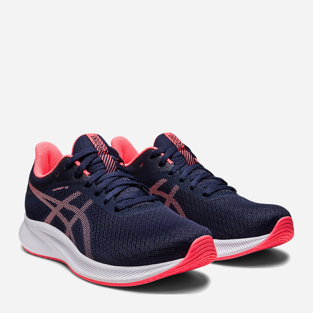 Жіночі кросівки для бігу ASICS Patriot 13 1012B312-404 39. 5 (8US) 25 см Чорний/Кораловий (4550456284838) - зображення 2