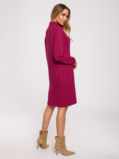 Sukienka sweterkowa damska Made Of Emotion M635 L/XL Różowa (5903887632904) - obraz 2
