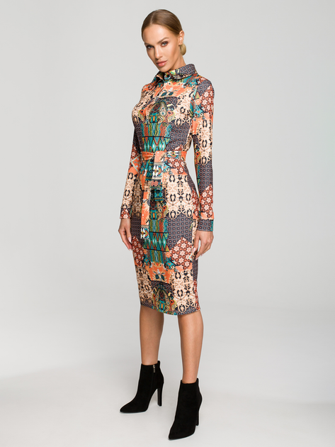 Sukienka ołówkowa damska Made Of Emotion M706 S Wzorzysta (5903887675147) - obraz 4