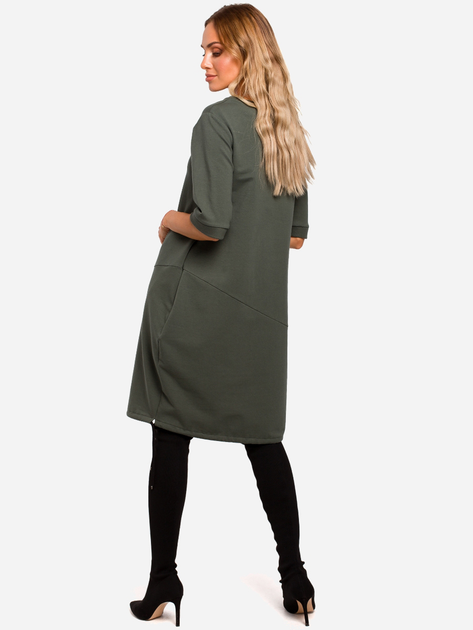 Sukienka tunika damska Made Of Emotion M451 XL Khaki (5903068453991) - obraz 2