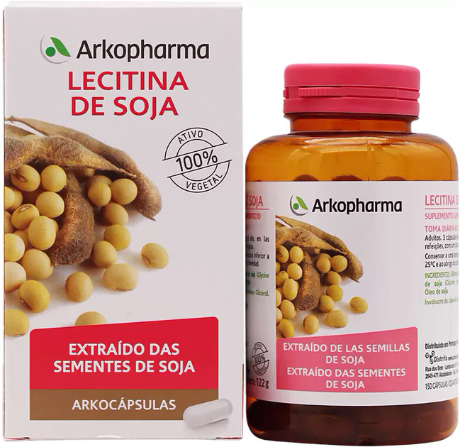 Suplement diety Arkopharma Lecitina Soya 100 kapsułek (8428148230028) - obraz 1