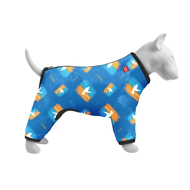Вітровка для собак WAUDOG Clothes малюнок Прапор M45 В 55-60 см С 37-40 см - зображення 3