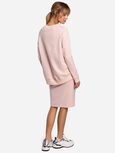 Bluza damska bez kaptura Made Of Emotion M492 M Różowa (5903068475078) - obraz 4