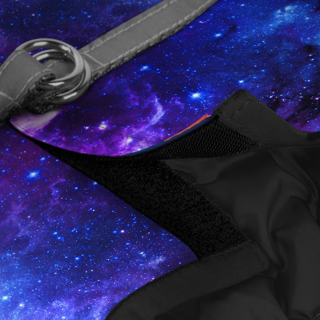 Шлея м'яка WAUDOG Clothes малюнок NASA21 розмір XS1 для собак дрібних порід цуценят чихуахуа той-тер'єрів міні йорків з QR паспортом нейлонова жилетка 2901-0148 - зображення 4