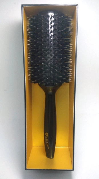 Щітка-брашинг для волосся Salon Professional дерев'яна кругла 43Ф - зображення 8