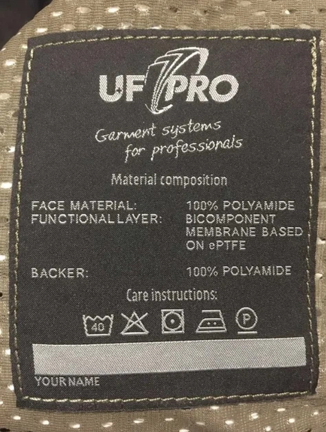 Тактическая куртка дождевик UF PRO Monsoon XT GEN.2 MultiCam Размер 2XL Мультикам - изображение 8
