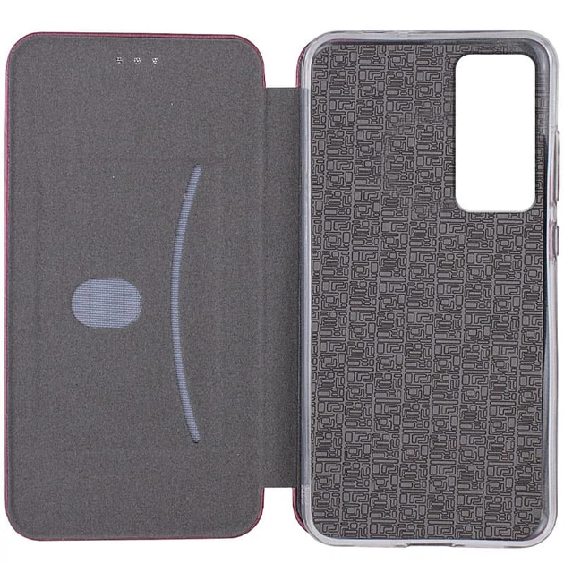 Протиударний Шкіряний Чохол (книжка) Classy для Xiaomi 12 Lite Бордовий - зображення 3