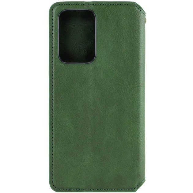 Кожаный чехол книжка GETMAN Cubic (PU) для Xiaomi Redmi 12 Green - изображение 2