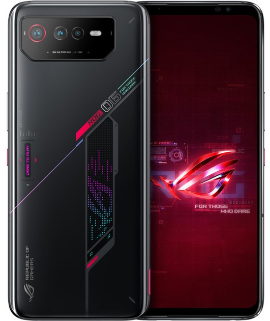 Мобільний телефон Asus ROG Phone 6 12/256 GB Phantom Black (90AI00B5-M000X0) - зображення 1