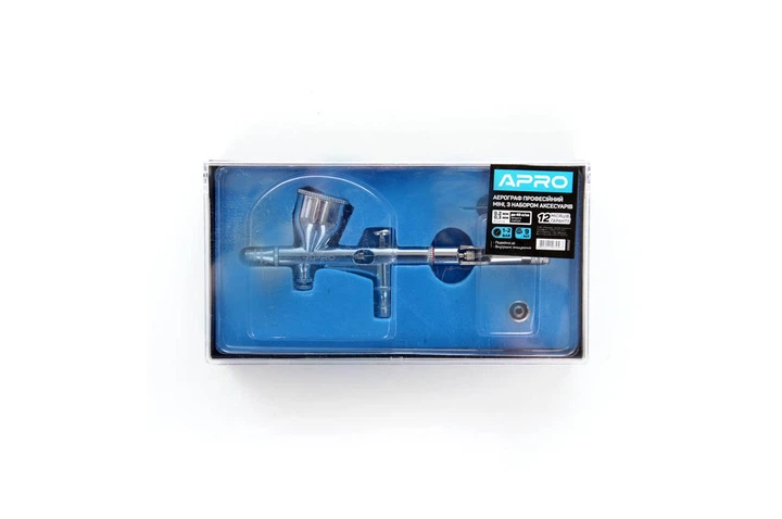 Аэрограф Apro 850052s - 9 мл x 0,2 x 0,3 мм ВБ (DR-000077925) - Фото 5 Аэрограф Apro 850052s - 9 мл x 0,2 x 0,3 мм ВБ (DR-000077925) - изображение 5