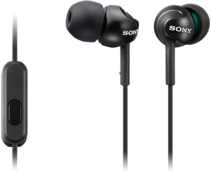 Słuchawki Sony MDR-EX110AP Black (MDREX110APB.CE7) - obraz 1