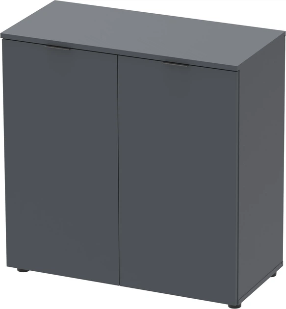 Комод Doros Рон 3 80 х 38 х 81 см 2 фасада Графит (41516002) - изображение 2