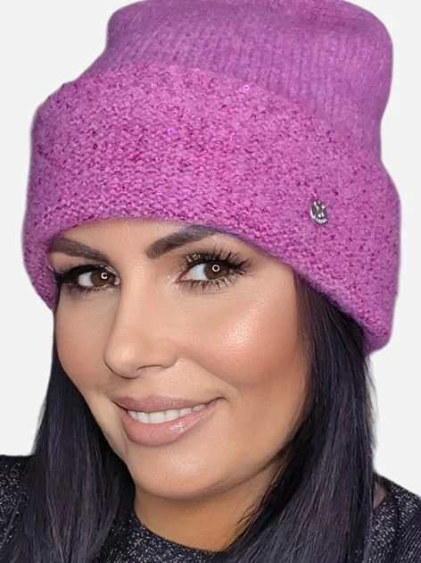 Czapka damska Kamea K.21.038.45 One Size Różowa (5903246747034) - obraz 3