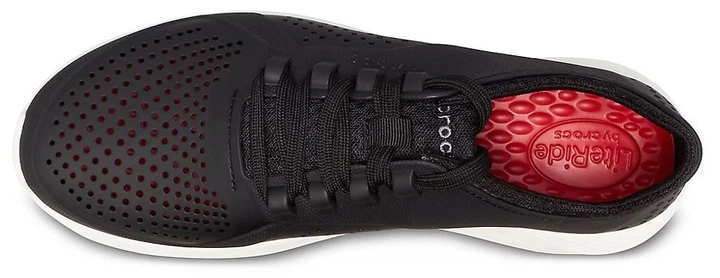 Чоловічі кросівки Crocs LiteRide Pacer Black White 40 Чорний - изображение 3