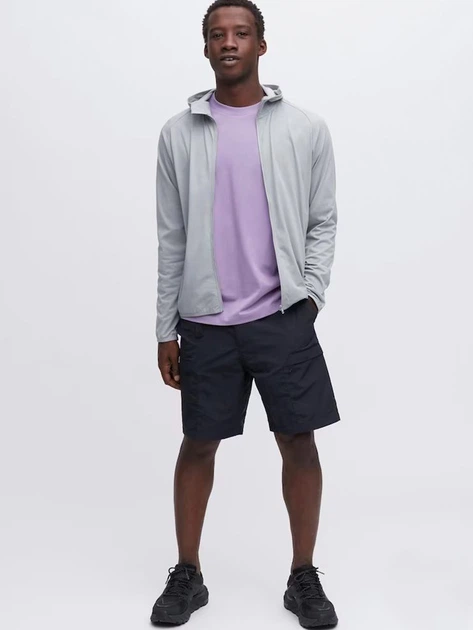 Ветровка мужская Uniqlo 508731016 3XL Серая (1159790184) - Фото 2 Ветровка мужская Uniqlo 508731016 3XL Серая (1159790184) - изображение 2
