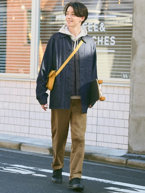 Куртка демисезонная мужская Uniqlo 848342895 L Синяя (1159790211) - изображение 6