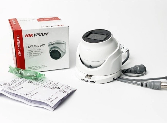 Turbo HD-TVI відеокамера 5Мп Hikvision DS-2CE76H0T-ITMFS (C) (2.8 мм) з вбудованим мікрофоном - зображення 2