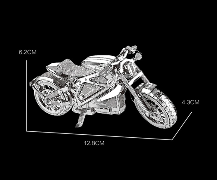 Металлический 3D-пазл AVENGER Motorcycle 3D Metal Kit - Фото 1 Металлический 3D-пазл AVENGER Motorcycle 3D Metal Kit - изображение 1