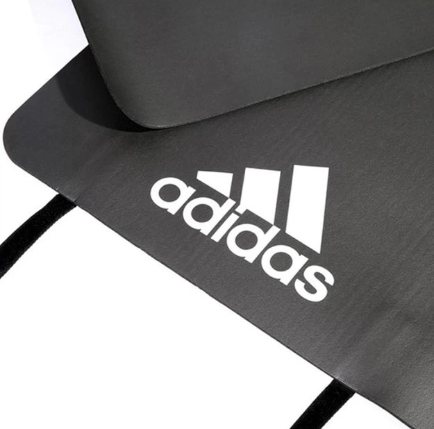 Килимок для фітнесу Adidas Fitness Mat чорний Уні 183 x 61 x 1 см ADMT-11015BL - зображення 2
